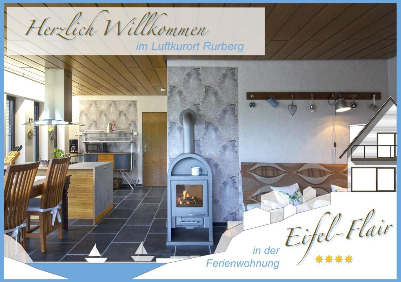 Ferienwohnung Eifel-Flair Geraeumig-Stilvoll-Ruhige Lage Am Rursee Und Nationalpark Eifel Rurberg Exterior foto